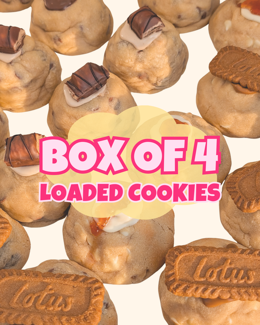 Box of 4 Loaded Cookies 🍪